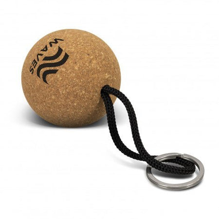 Cork Floating Key Ring - Round - Simply Merchandise