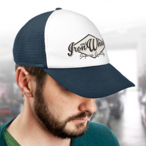 Cruise Mesh Cap - White Front - Simply Merchandise