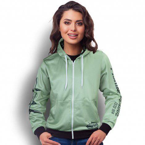 Custom Womens Sports Zipped Hoodie - Simply Merchandise