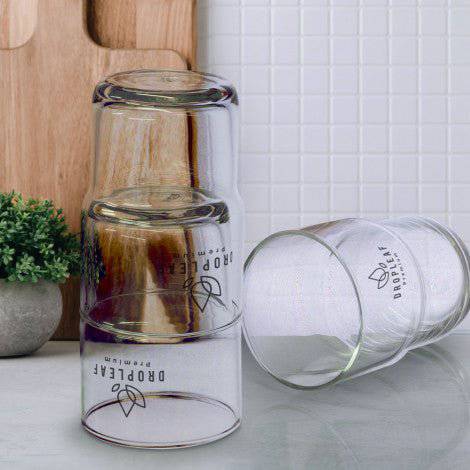 Deco Stackable Glass - 460ml with custom branded logo - Simply Merchandise