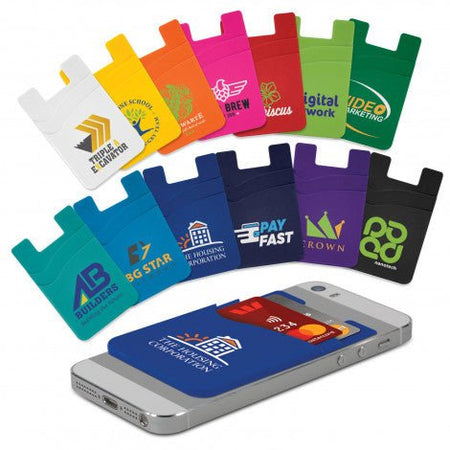 Dual Silicone Phone Wallet - Simply Merchandise