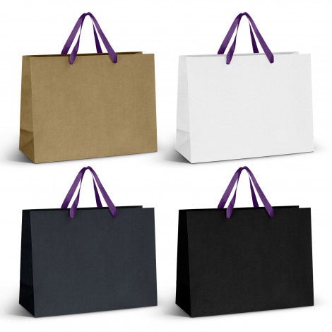 Extra Large Ribbon Handle Paper Bag - Simply Merchandise