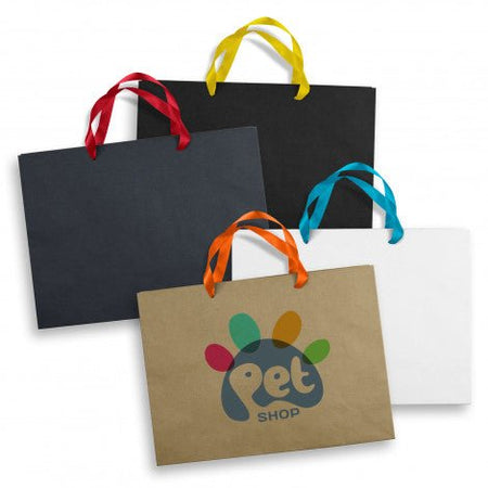 Extra Large Ribbon Handle Paper Bag - Simply Merchandise