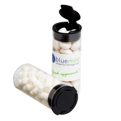 Flip Lid Tube filled with Mints 35g - Simply Merchandise