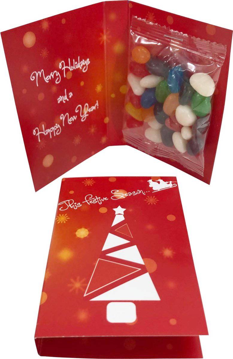 Gift Card with 25g Jelly Bean bag - Simply Merchandise