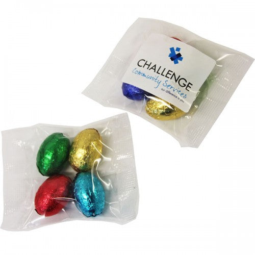 Mini Solid Easter Eggs in Bag x4 Eggs - Simply Merchandise