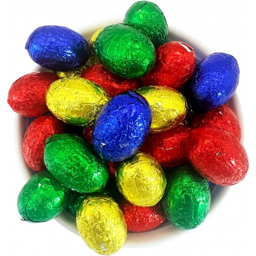 Mini Solid Easter Eggs in Bag x4 Eggs - Simply Merchandise