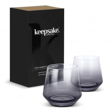 Keepsake Dusk Whiskey Glass Set of 2 - Simply Merchandise