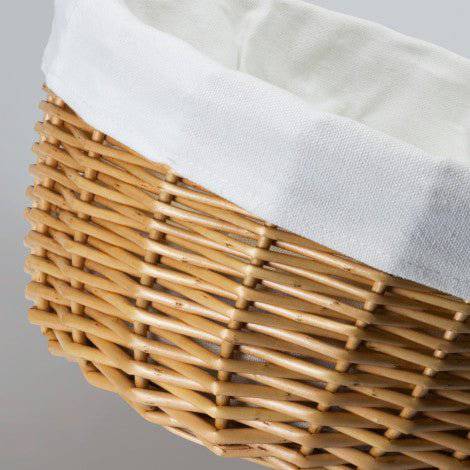 Keepsake Wicker Tote Bag with custom branded logo - Simply Merchandise