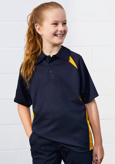 Kids Splice Short Sleeve Polo - Simply Merchandise