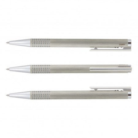 Lamy Logo Pen - Brushed Steel - Simply Merchandise