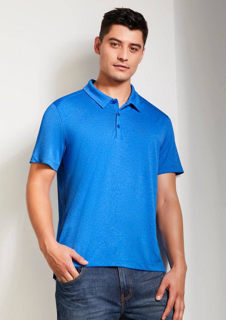 Mens Aero Short Sleeve Polo with custom branded logo - Simply Merchandise