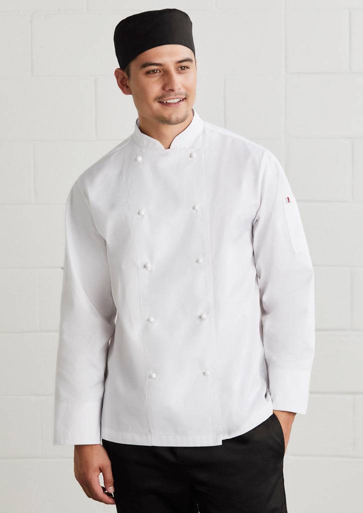 Mens Al Dente Long Sleeve Chef Jacket - Simply Merchandise
