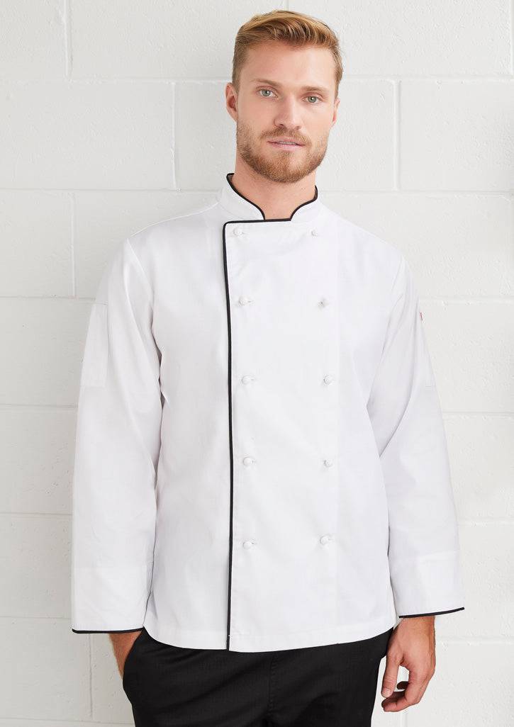 Mens Al Dente Long Sleeve Chef Jacket - Simply Merchandise