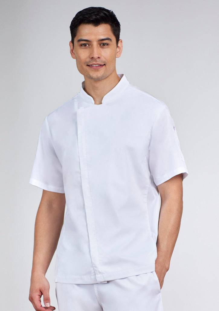 Mens Alfresco Short Sleeve Chef Jacket - Simply Merchandise