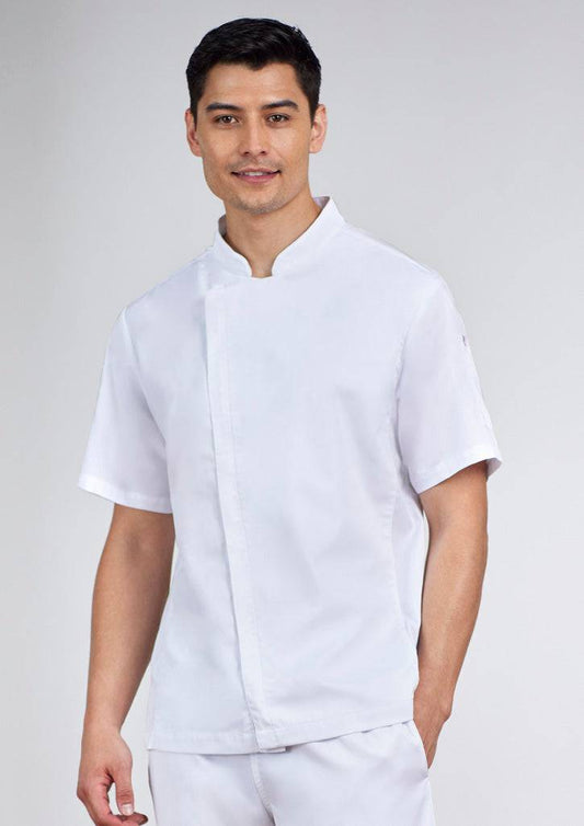 Mens Alfresco Short Sleeve Chef Jacket - Simply Merchandise