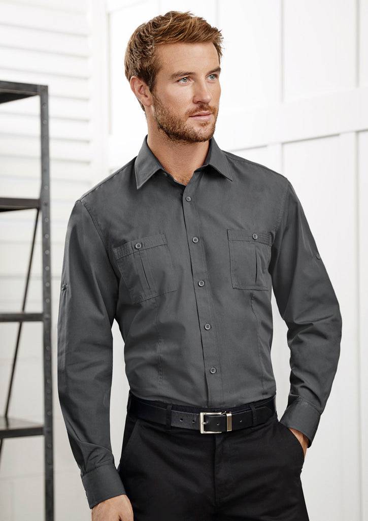 Mens Bondi Long Sleeve Shirt - Simply Merchandise