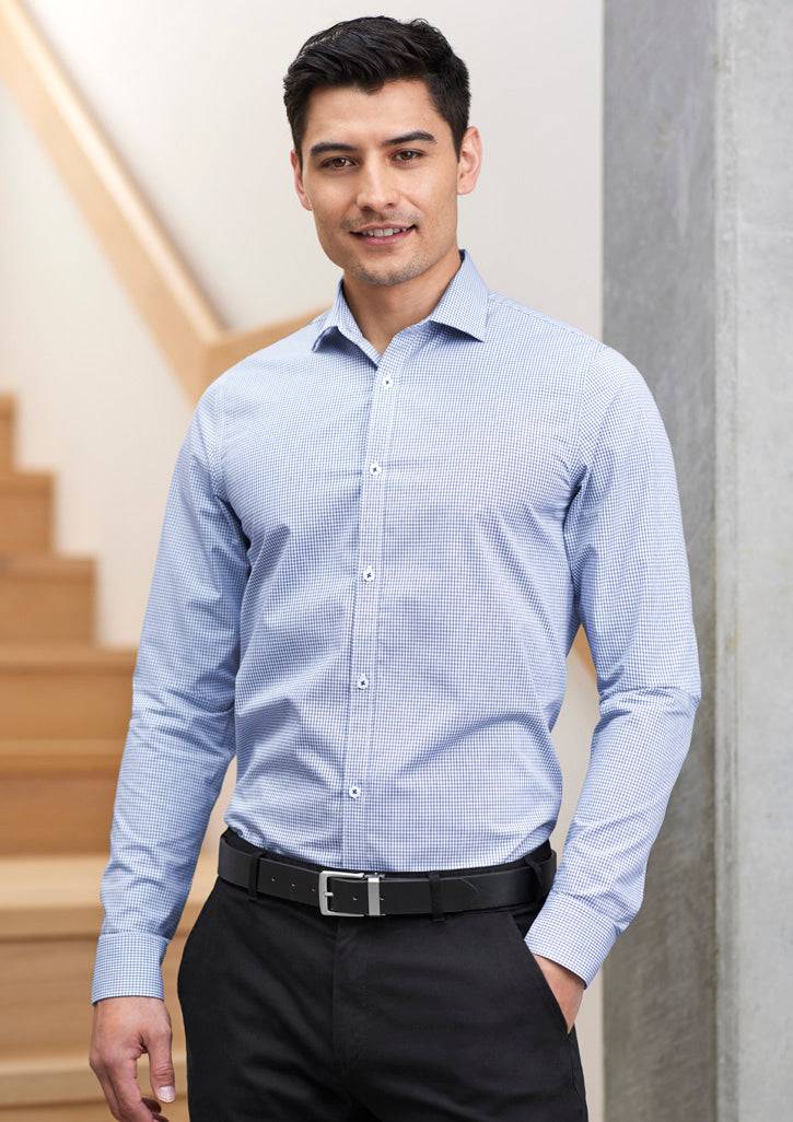 Mens Bristol Tailored Long Sleeve Shirt - Simply Merchandise