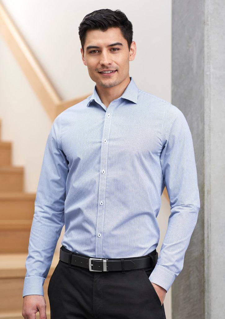 Mens Bristol Tailored Long Sleeve Shirt - Simply Merchandise