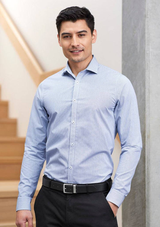 Mens Bristol Tailored Long Sleeve Shirt - Simply Merchandise