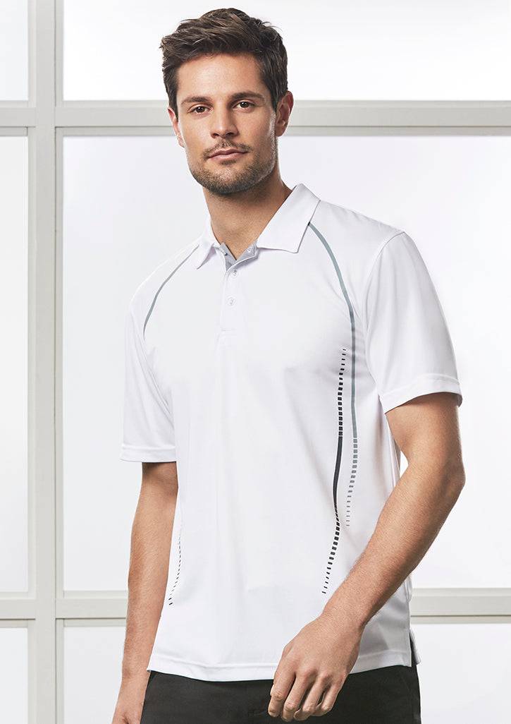 Mens Cyber Short Sleeve Polo with custom branded logo - Simply Merchandise