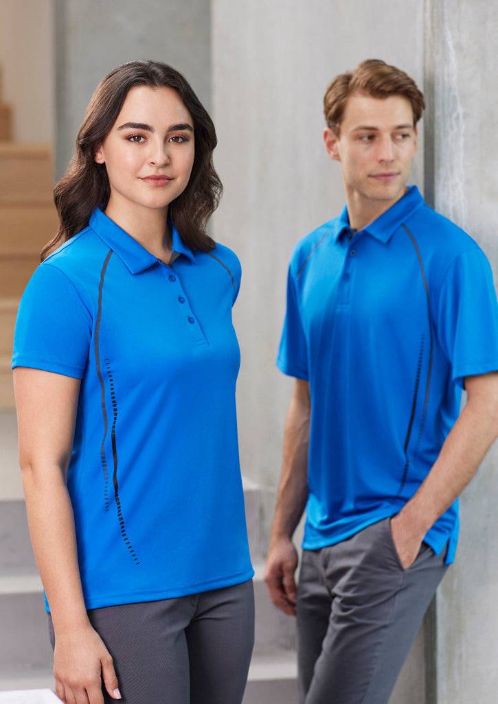 Mens Cyber Short Sleeve Polo with custom branded logo - Simply Merchandise