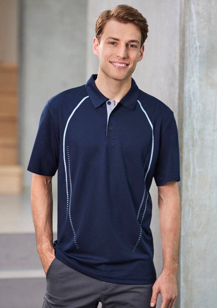 Mens Cyber Short Sleeve Polo with custom branded logo - Simply Merchandise