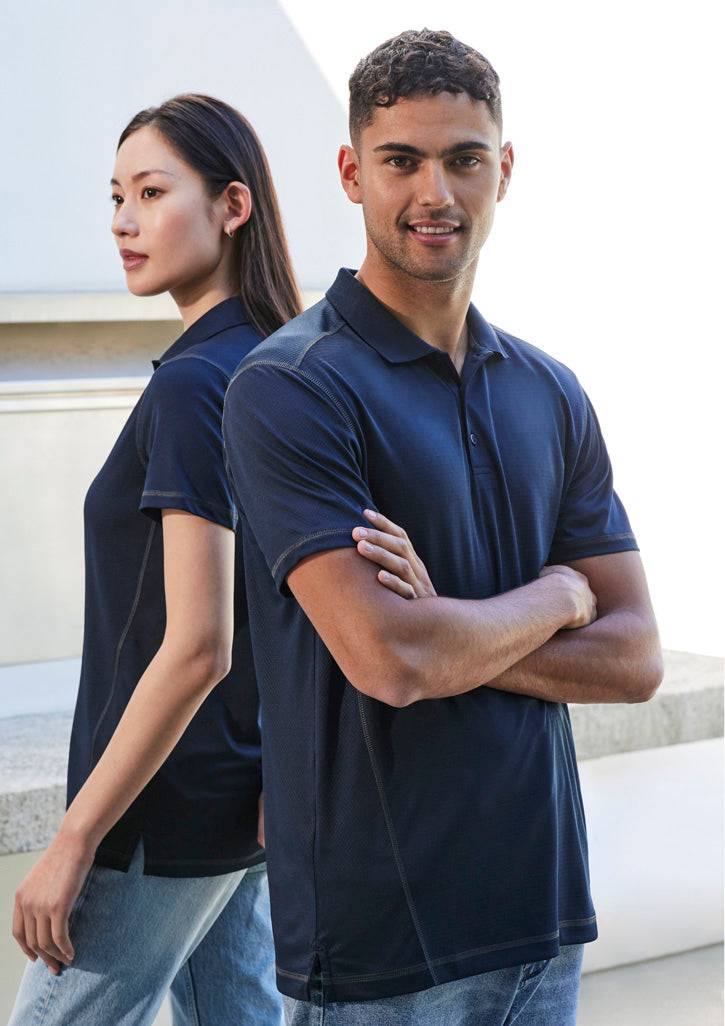 Mens Dart Short Sleeve Polo with custom branded logo - Simply Merchandise