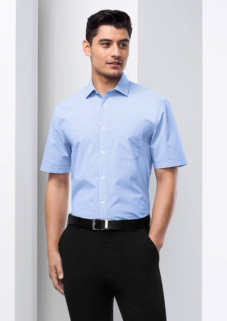Mens Euro Short Sleeve Shirt - Simply Merchandise