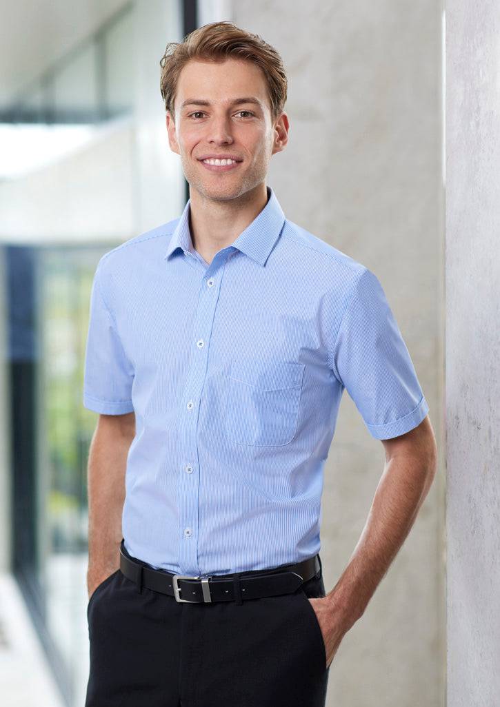 Mens Euro Short Sleeve Shirt - Simply Merchandise