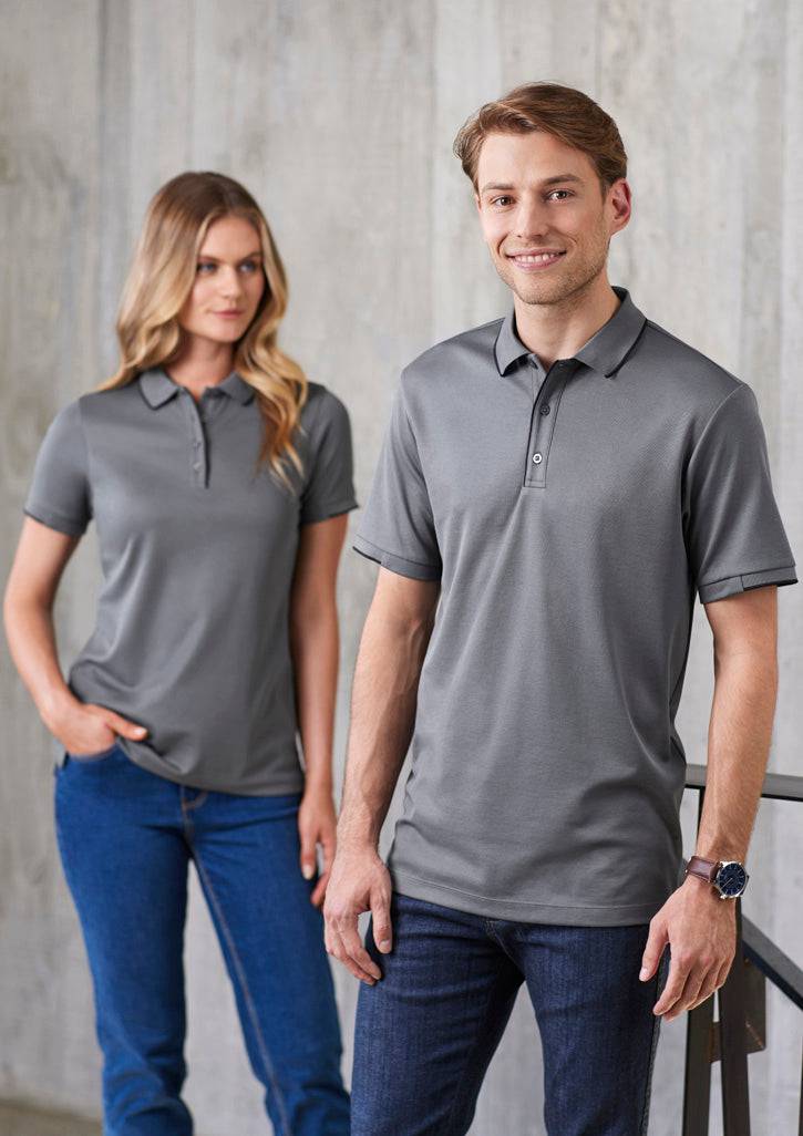 Mens Focus Short Sleeve Polo with custom branded logo - Simply Merchandise
