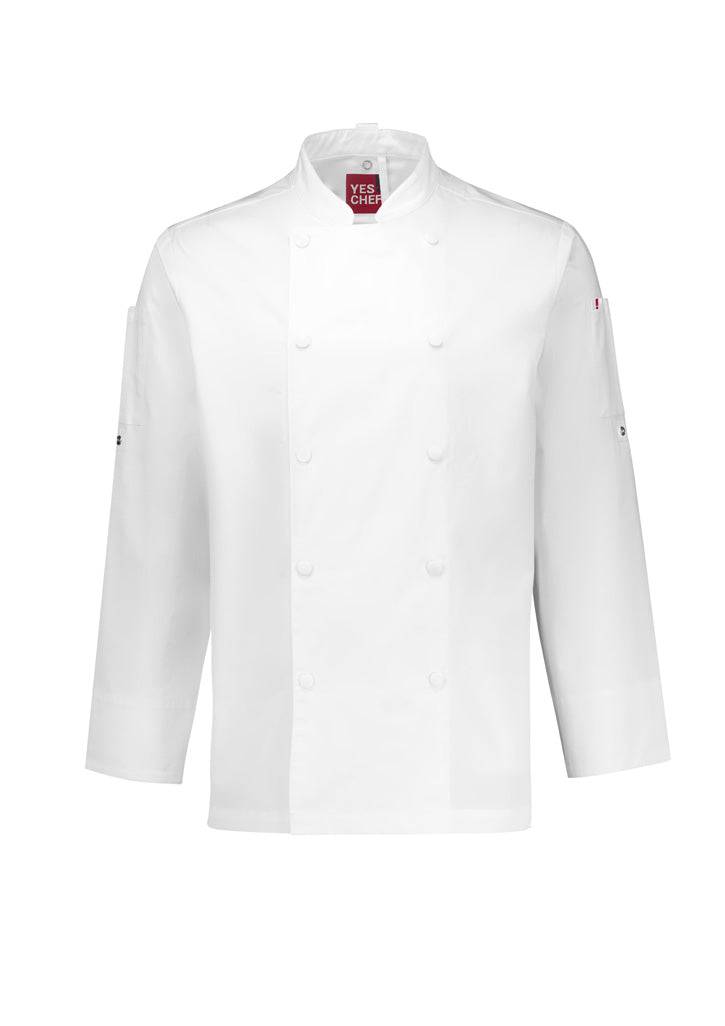 Mens Gusto Long Sleeve Chef Jacket - Simply Merchandise