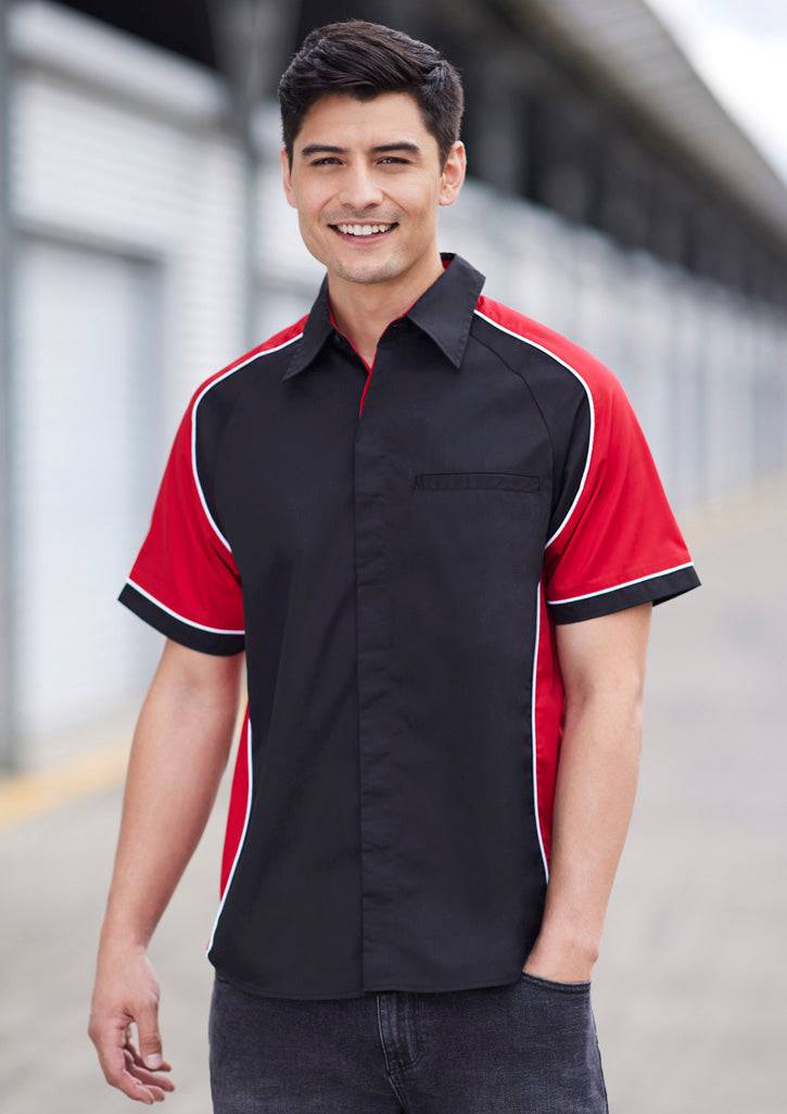 Mens Nitro Short Sleeve Shirt - Simply Merchandise