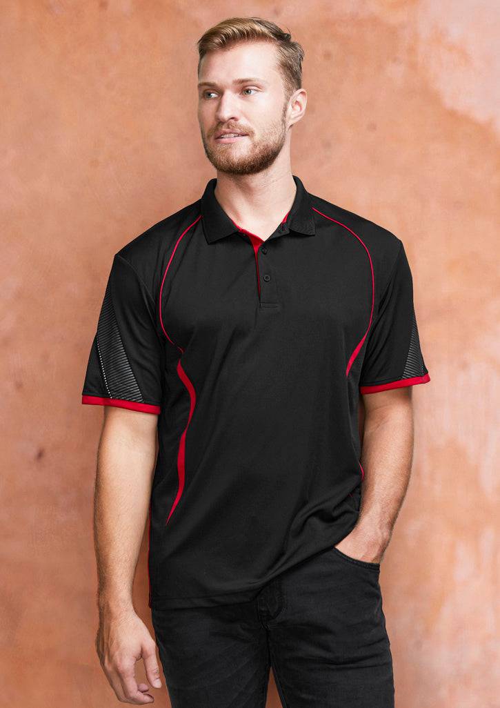 Mens Razor Short Sleeve Polo with custom branded logo - Simply Merchandise