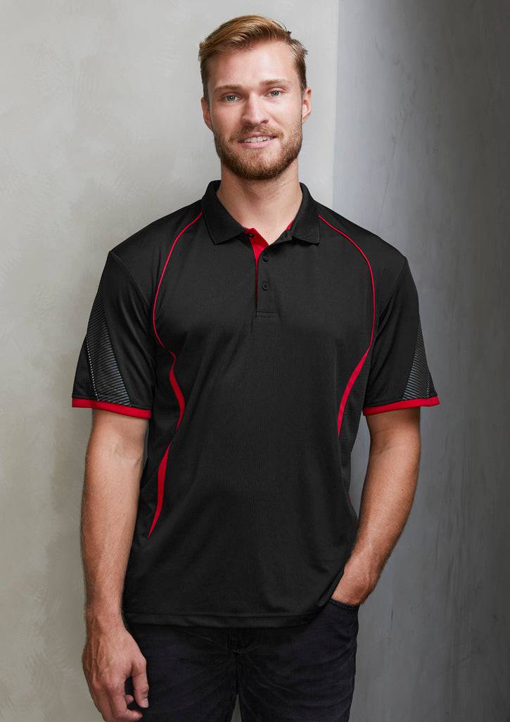 Mens Razor Short Sleeve Polo with custom branded logo - Simply Merchandise