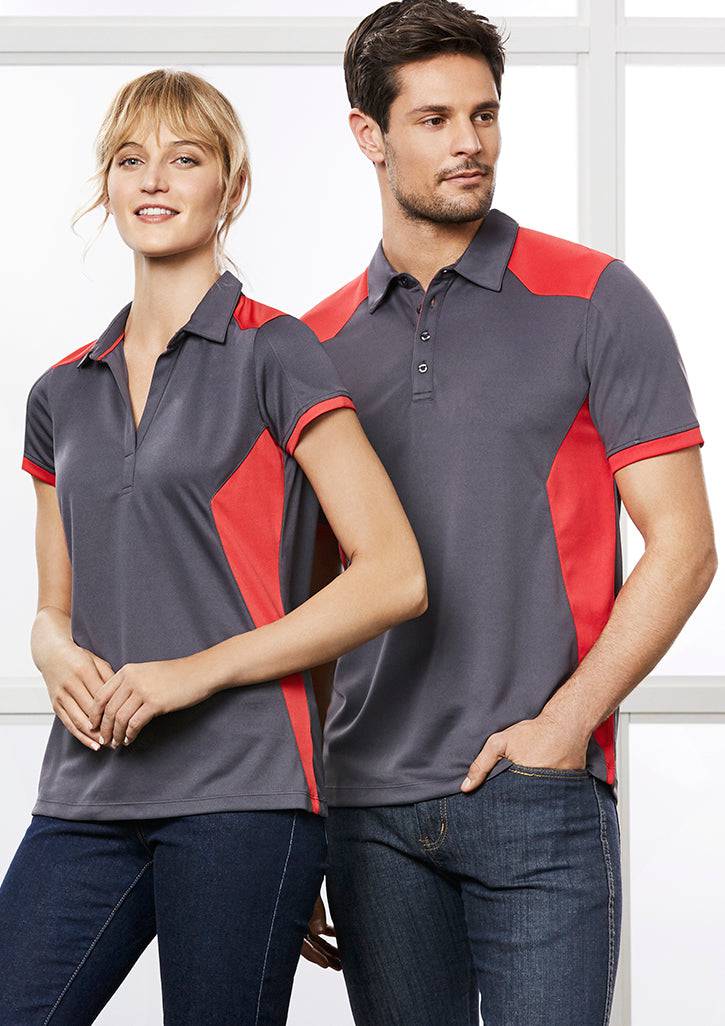 Mens Rival Short Sleeve Polo with custom branded logo - Simply Merchandise