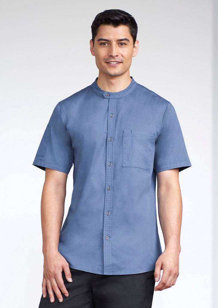 Mens Salsa Short Sleeve Chef Shirt - Simply Merchandise