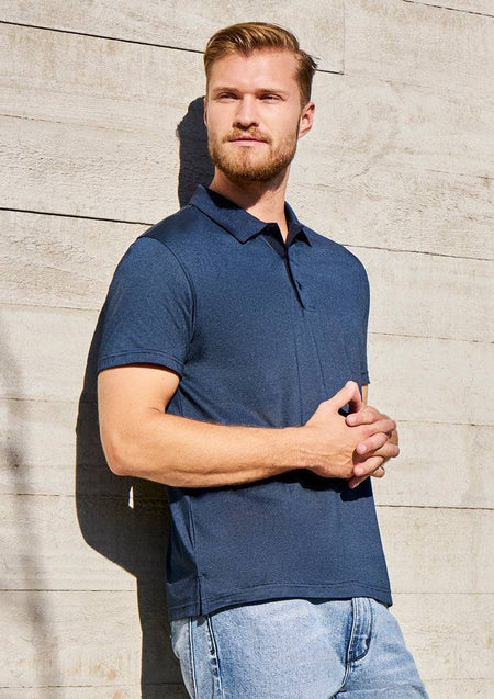 Mens Shadow Short Sleeve Polo - Simply Merchandise
