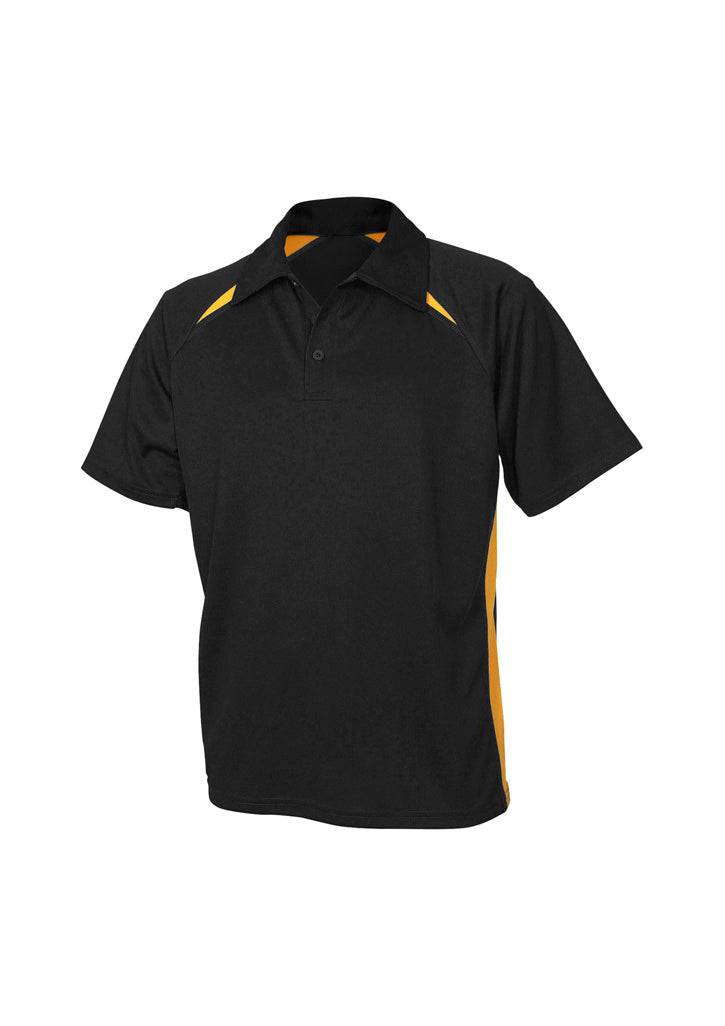 Mens Splice Short Sleeve Polo with custom branded logo - Simply Merchandise