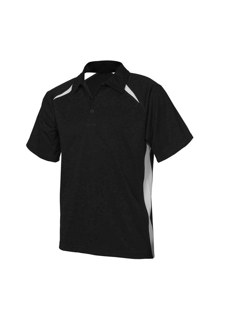 Mens Splice Short Sleeve Polo with custom branded logo - Simply Merchandise