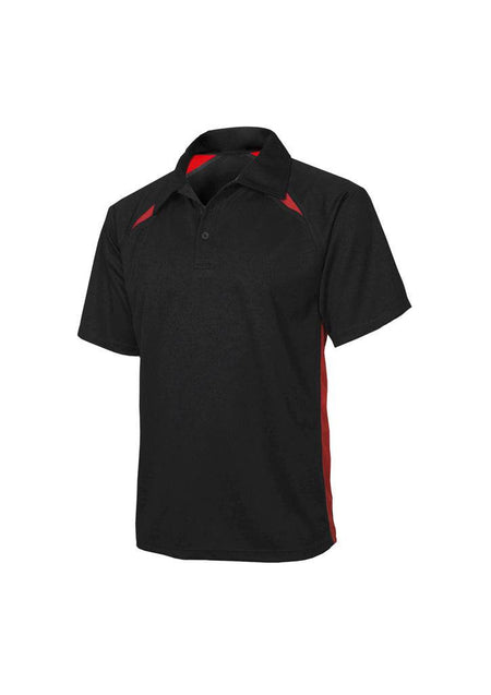 Mens Splice Short Sleeve Polo - Simply Merchandise