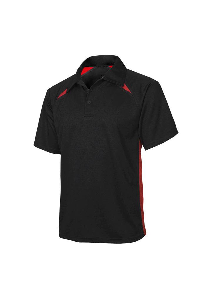 Mens Splice Short Sleeve Polo with custom branded logo - Simply Merchandise