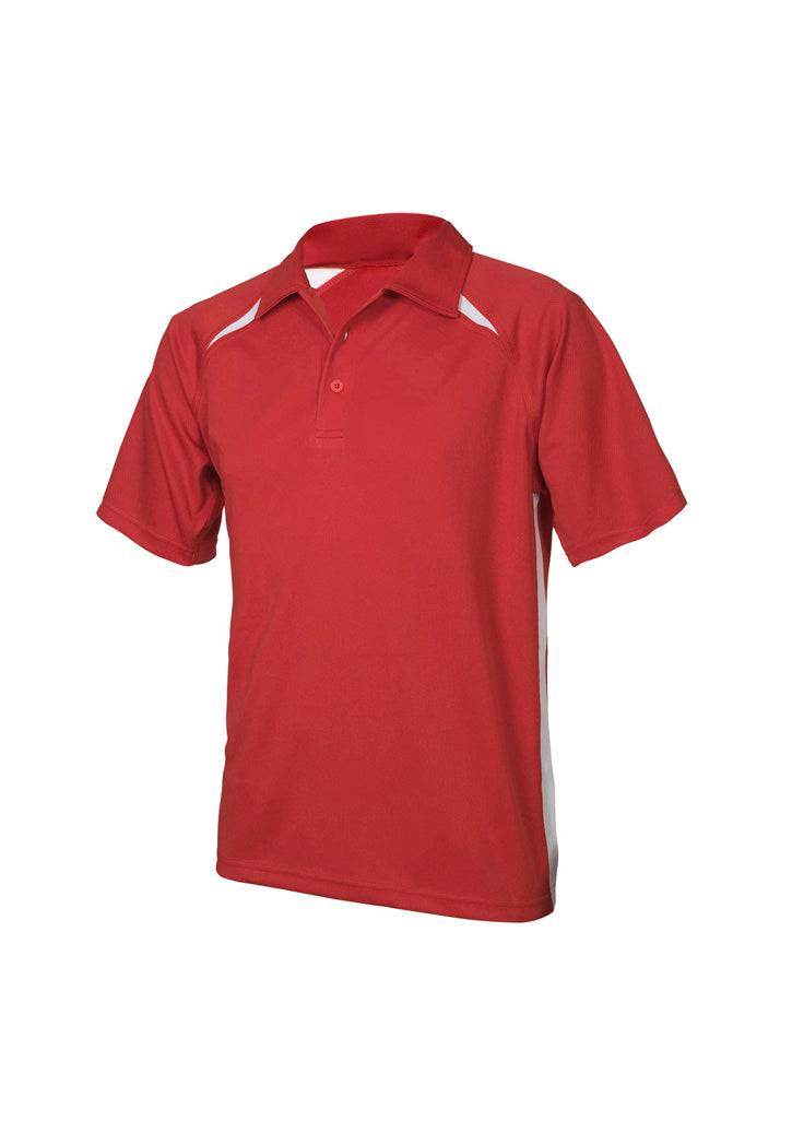 Mens Splice Short Sleeve Polo with custom branded logo - Simply Merchandise