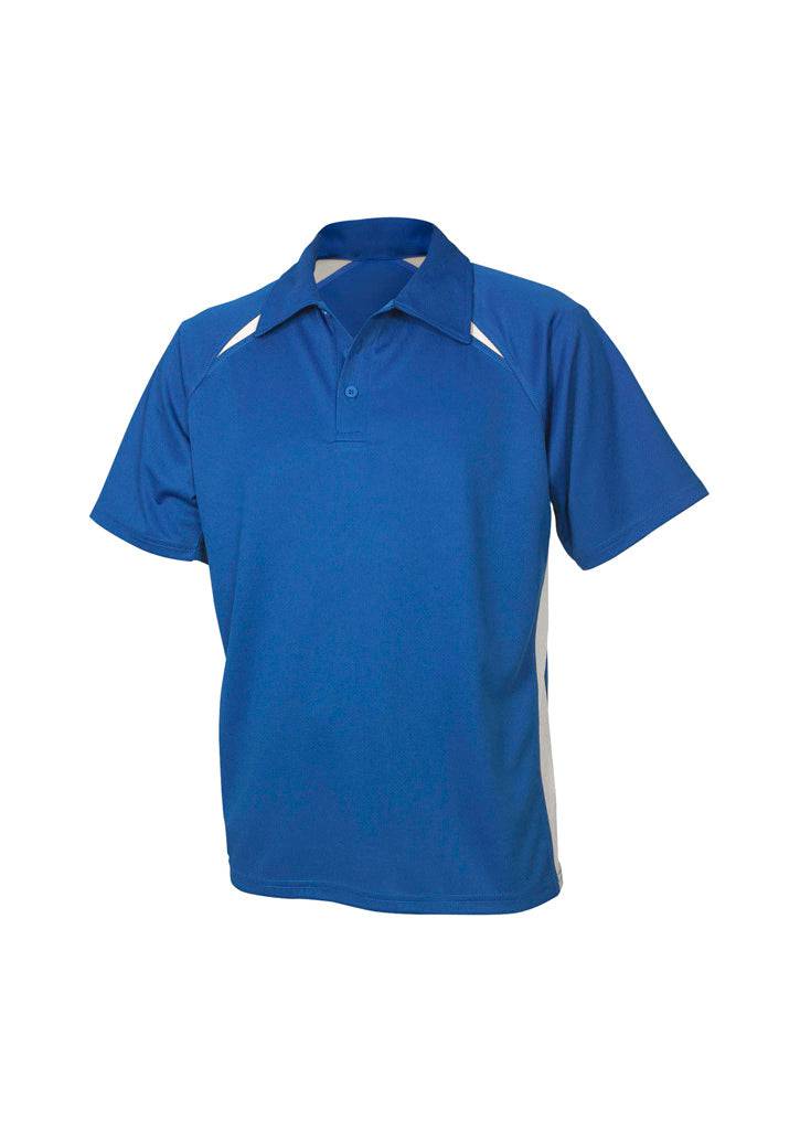 Mens Splice Short Sleeve Polo with custom branded logo - Simply Merchandise