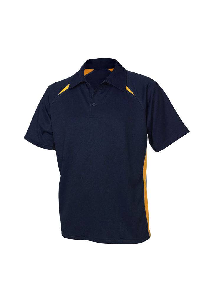 Mens Splice Short Sleeve Polo with custom branded logo - Simply Merchandise
