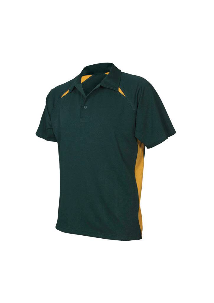 Mens Splice Short Sleeve Polo with custom branded logo - Simply Merchandise