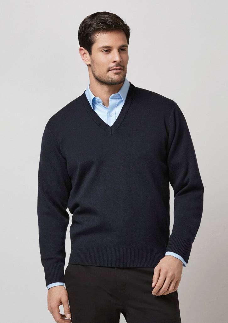 Mens Woolmix Knit Pullover - Simply Merchandise