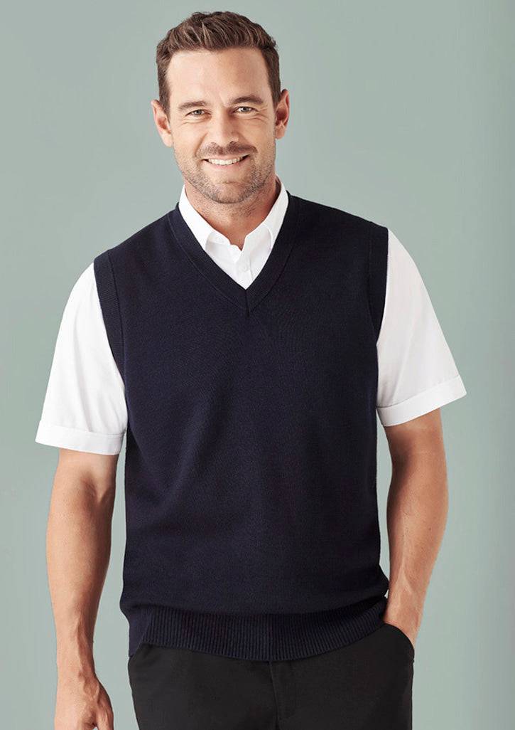Mens Woolmix Knit Vest - Simply Merchandise