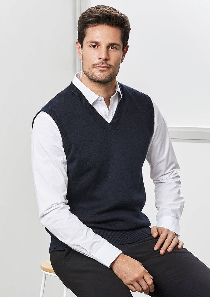 Mens Woolmix Knit Vest - Simply Merchandise