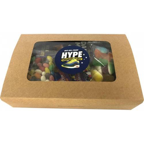 Movie Night Kraft Care Package with custom branded logo - Simply Merchandise